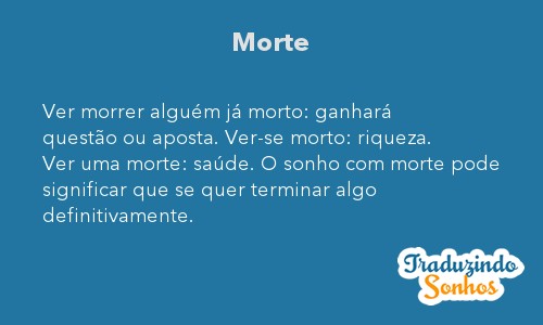 Sonhar com morte: o que significa?